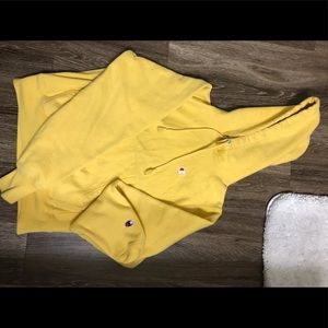 Yellow Champion Sweatshirt